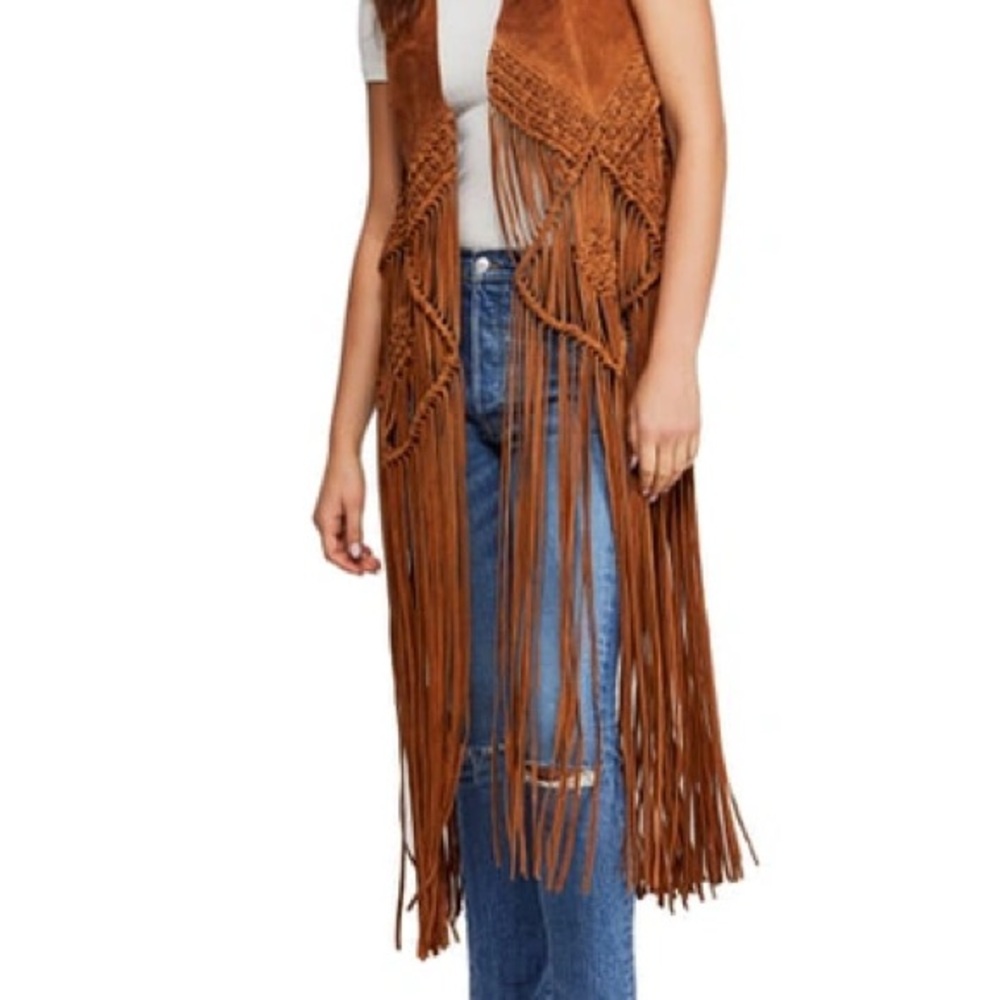 Free People Fable Suede Vest - Picture 2 of 5